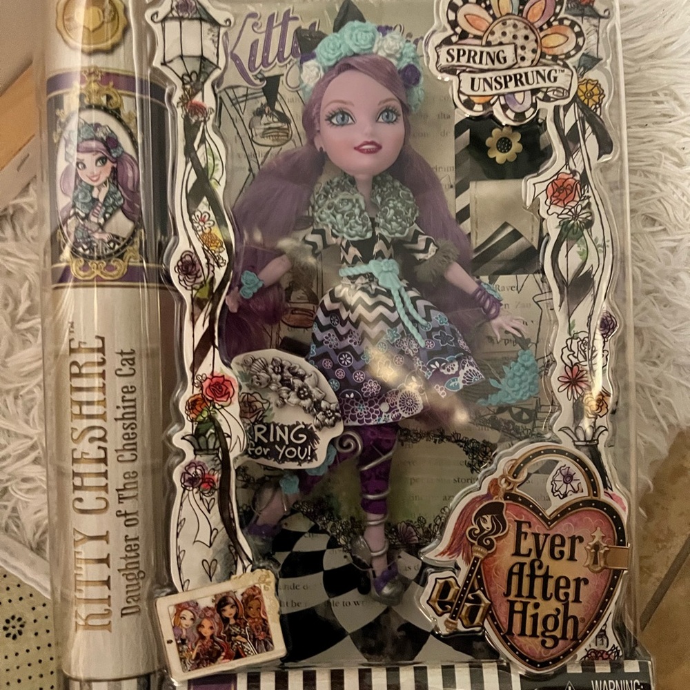 Kitty Cheshire Doll - Purple and Blue